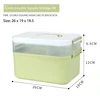 Double layer nail art storage box pink-04