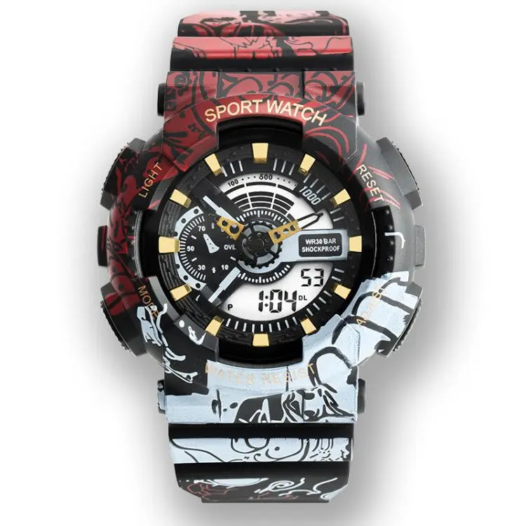 Cool One Piece Co-branded Digital Watch Cheap Life Waterproof Beautiful  Digital Watch Hot Sale In 2021 - Buy Cheap Digital Watch Hot Sell,Anime  Digital Watches Are Selling Cheap And Cost-effective,Digital Watches Are