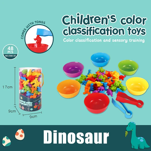 Math Kid Game Early Education Cognitive Toys Montessori Teaching Toys Rainbow Counting Set Educational Toys