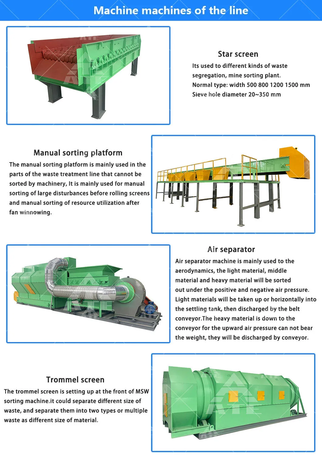 Efficient Waste Recycling with Horizontal Air Separator
