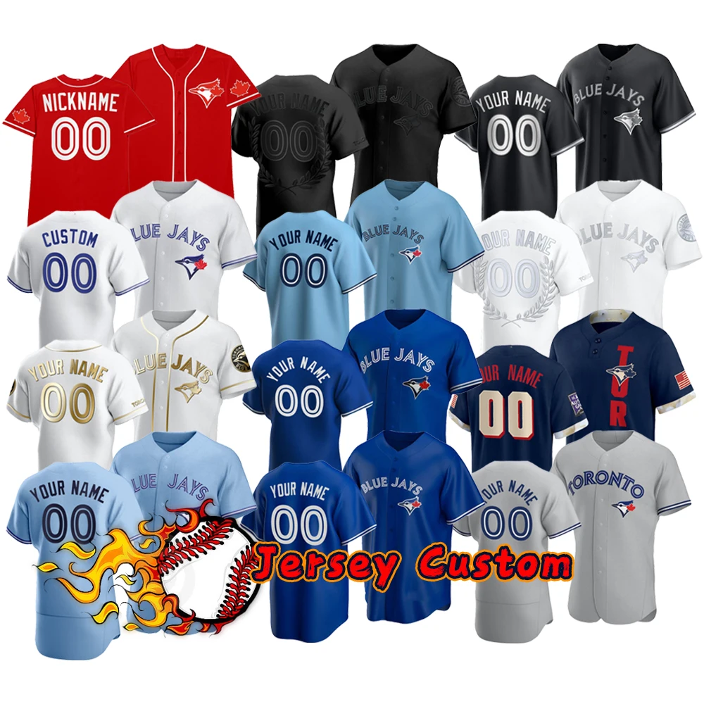 Wholesale Custom 2023 Men's Toronto Blue Jays 11 Bo Bichette 27 Vladimir  Guerrero Jr. 4 George Springer Stitched S-5xl Baseball Jersey From  m.