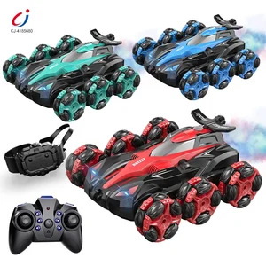 Chengji 6 Wheels Rc Stunt Cars Spray Multifunctional Car Toys for Kids with Remote Control Stunt Car