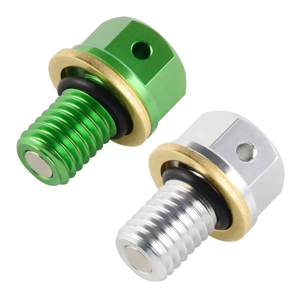 Votex - Magnetic Oil Drain Plug fits Kawasaki KLR650 (1987-2025) - Made in USA - Stainless Steel