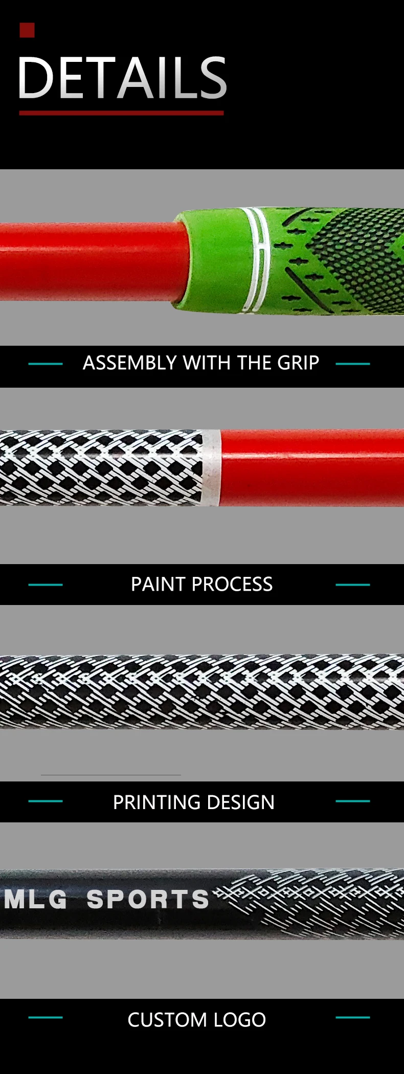 Factory Single Bend Stepless Golf Steel Putter Shafts Buy Black