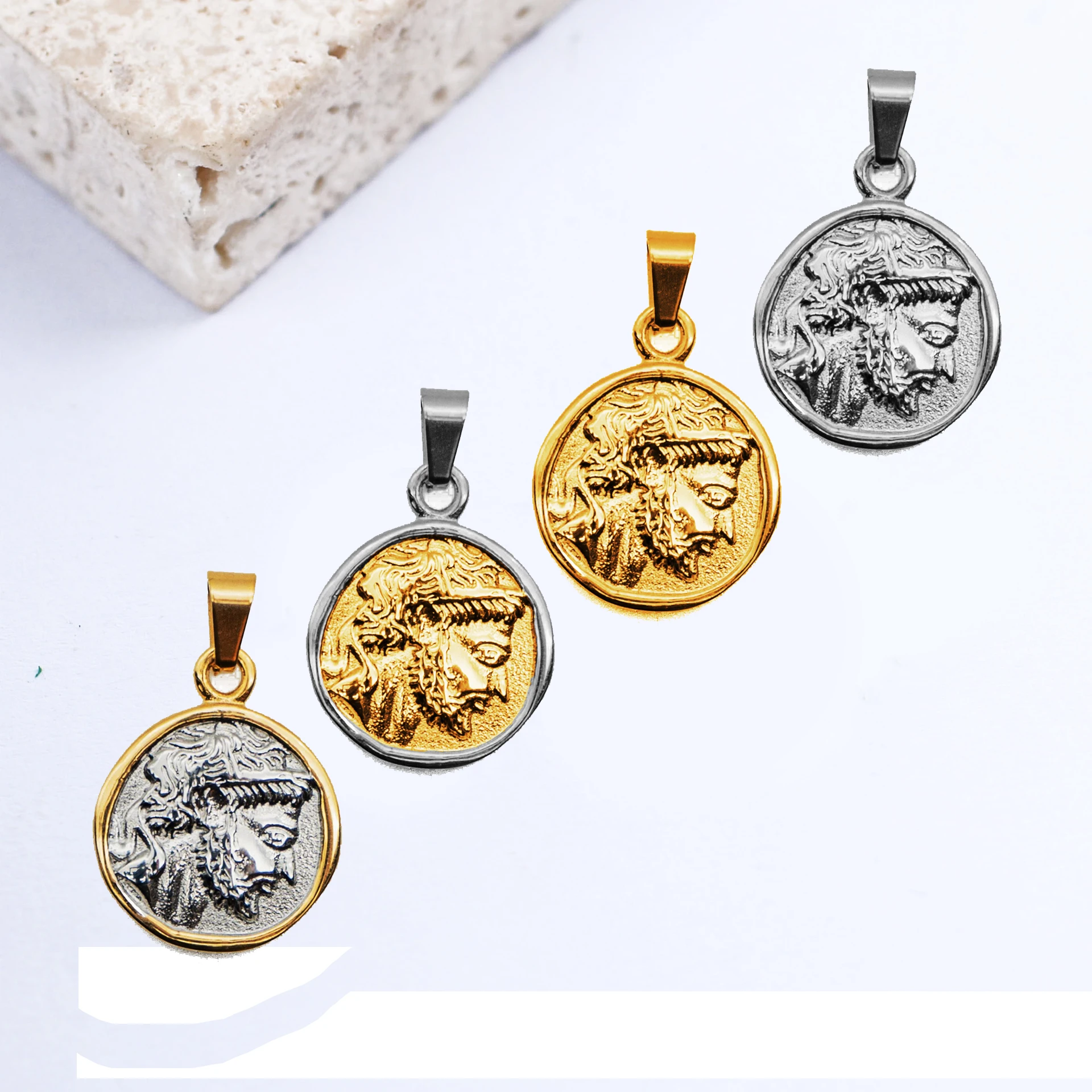 Oro Giallo Ciondolo Oro E Diamanti Uomo Collana ciondolo pendente croce unisex i
