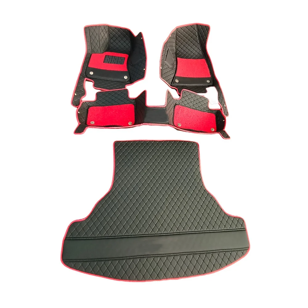 Роскошный противогрязный автомобильный коврик под заказ противопыленепроницаемый 7D легкая установка автомобильные коврики для 2018 зарядного устройства