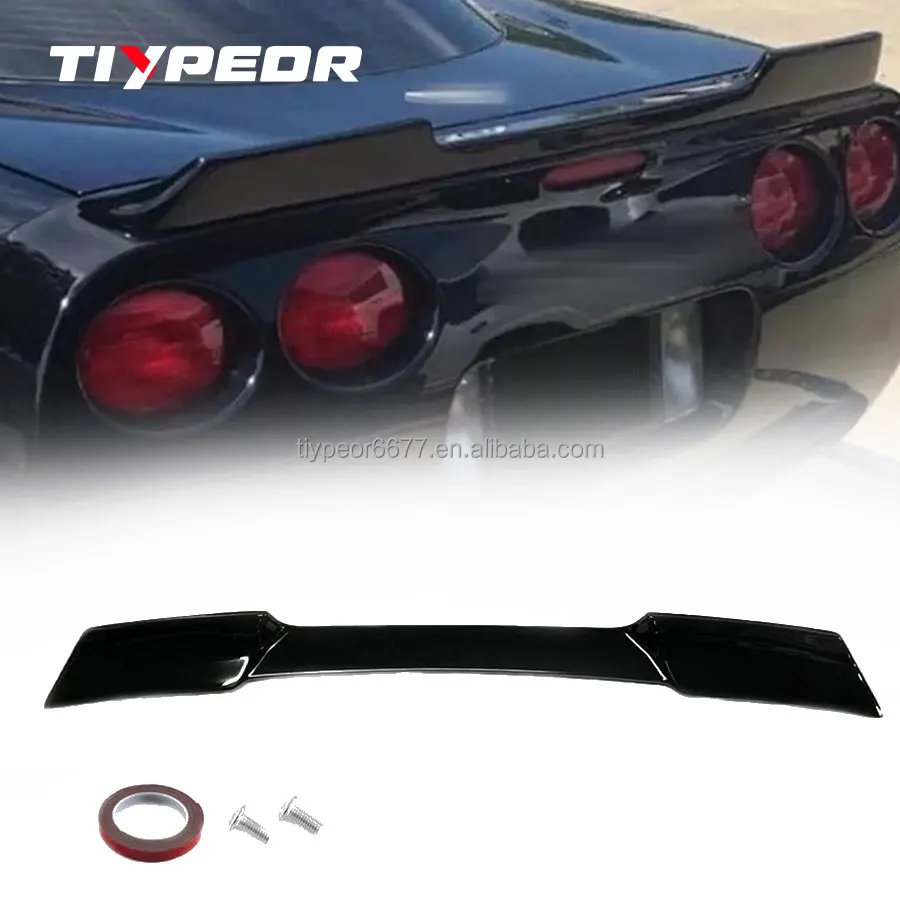 product tiypeor rear trunk wing rear spoiler fit for chevy corvette c5 1997 2004  exterior accessories sticker-3