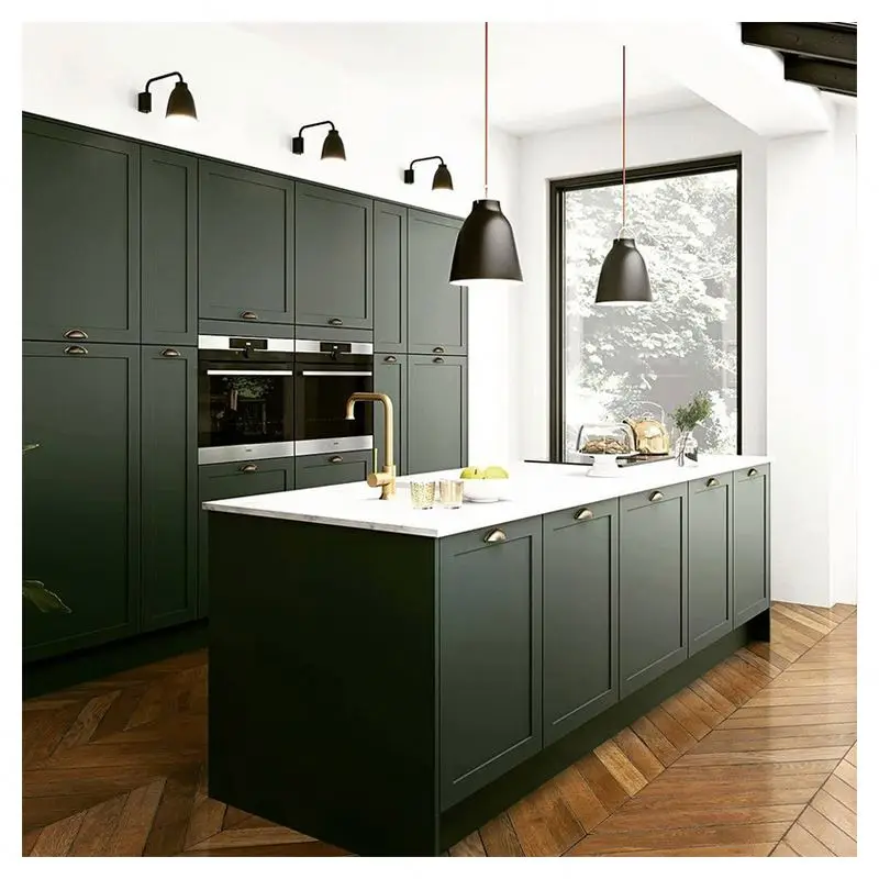 Realgres Small Kitchen Cabinet Set With Sink Price in Addis Ababa Solid Wood Walnut Kitchen Cabinets Matt Kitchen Cabinet