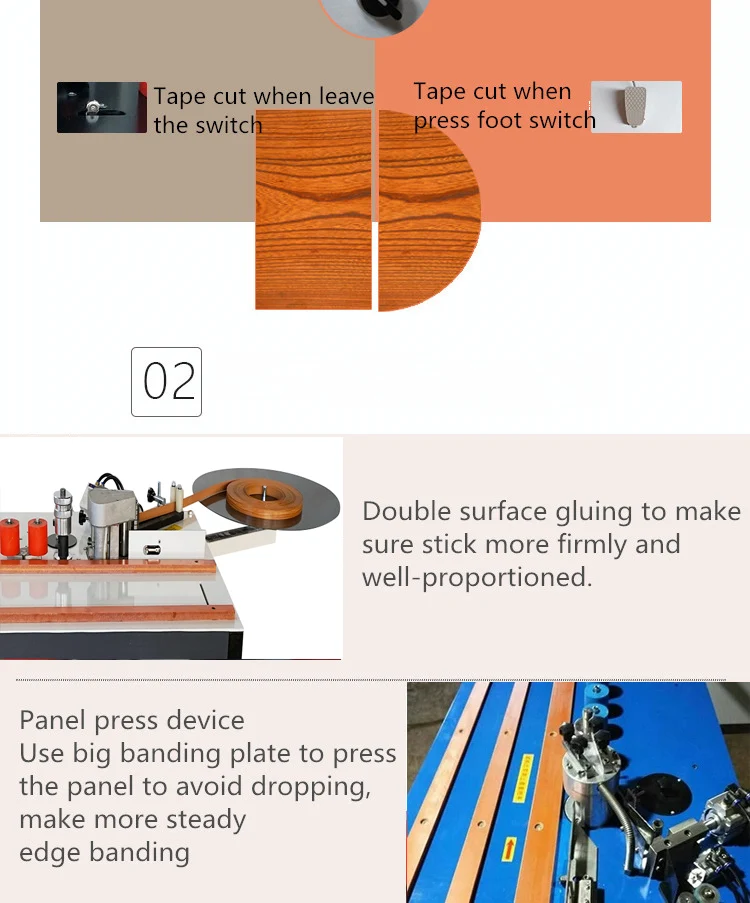 Woodworking Handheld Portable Edge Banding Machine For Woodworking