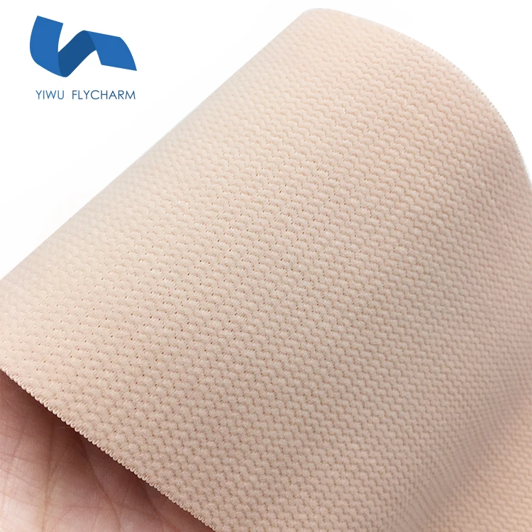 Beige Color 6 Inch Plush Elastic Band for comfort Waistband