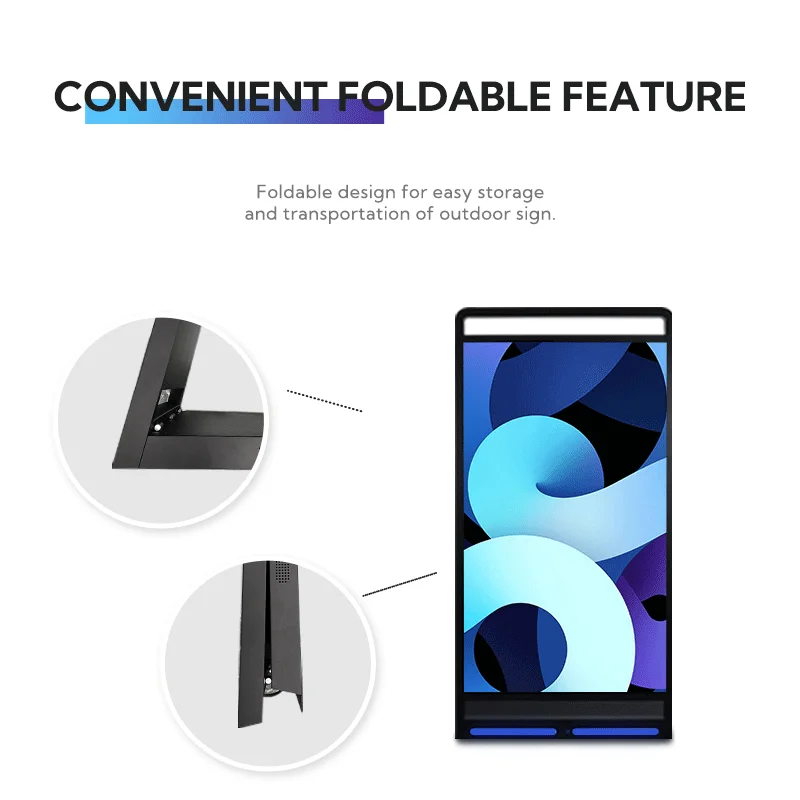 For COSUN Creative Waterproof Rotating Magic Cube LCD Poster Display for Advertising in Elevators and Retail Stores