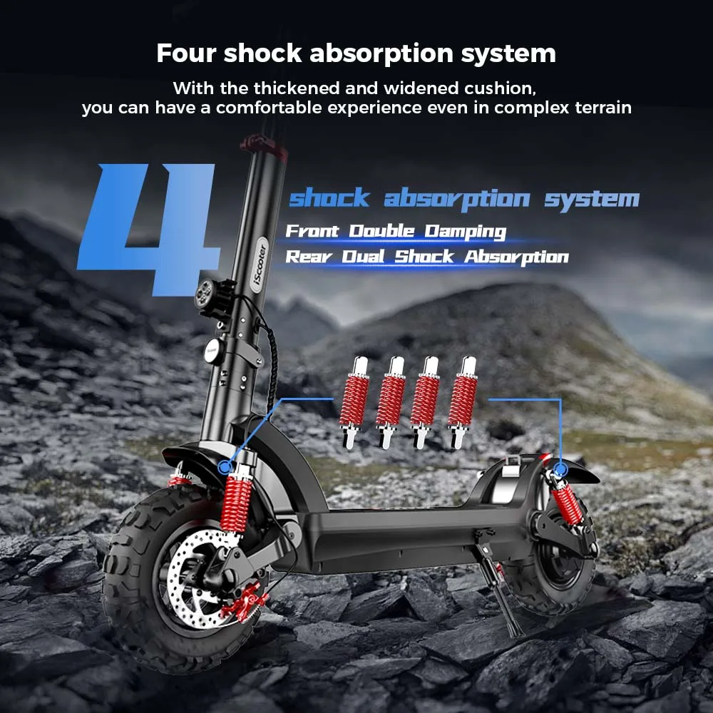 Ix6 Electric Scooter 17.5ah 1000w 11 Inch Antiskid Off Road Pneumatic