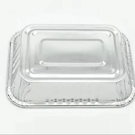 TIA CB26 Wholesale Rectangle Disposable Aluminium Foil Food Container Food-Grade Household Bread Cake Take Out Food Containers