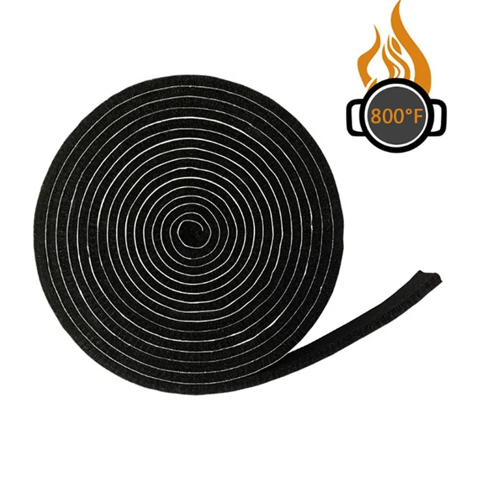 Self Stick Grill Gasket For Smokers Seal Smoker Gasket Fire Tape For Bbq Lid High Heat