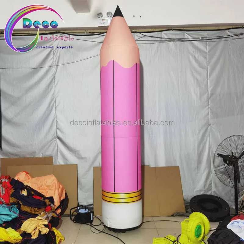 Factory Low Price Custom Store Inflatable Advertising Model Inflatable Pencil Inflatable Stationery