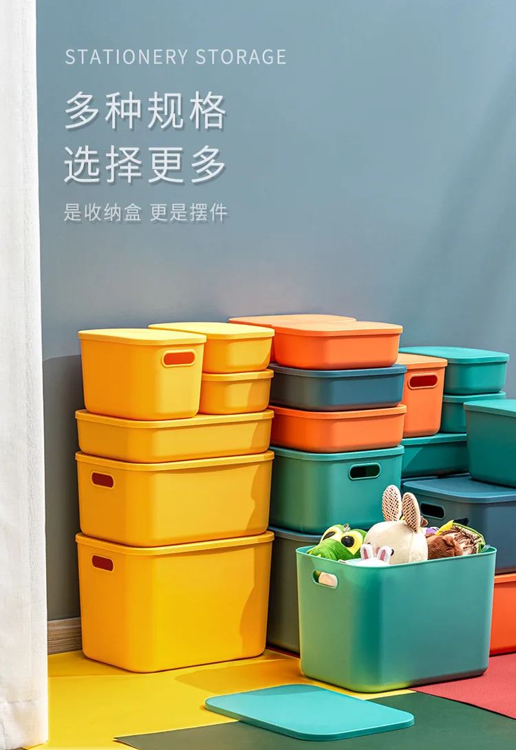 New High-quality Pp Material Home Containers Plastic Storage Box With Lid details