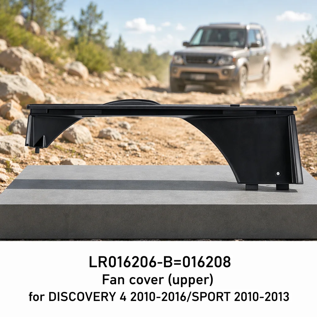 LR016206-B=016208 Engine Heat Insulation Fan Cover (upper) for DISCOVERY 4 2010-2016/SPORT 2010-2013