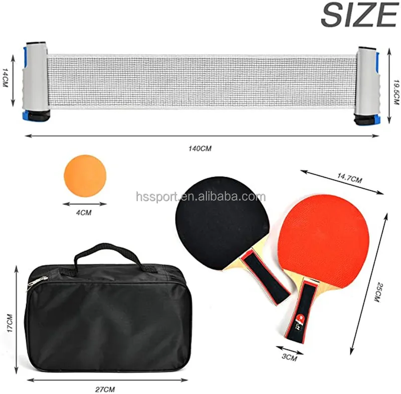 Ракетки для настольного тенниса 2 игрока ракетки с сумкой