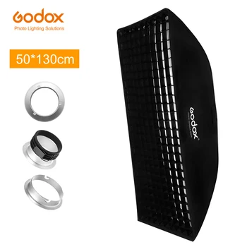 Godox 50x130cm Beehive Honeycomb Grid Strip Softbox for Bowens Profoto Elinchrom Mount for Studio Flash DE300 SK400II QT600II detail image