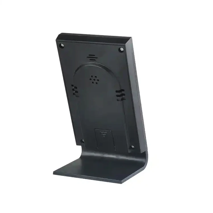 Home Decor White and Black Lcd Desk Clock Digital Smart Digital Alarm Clock Weather Station Clock