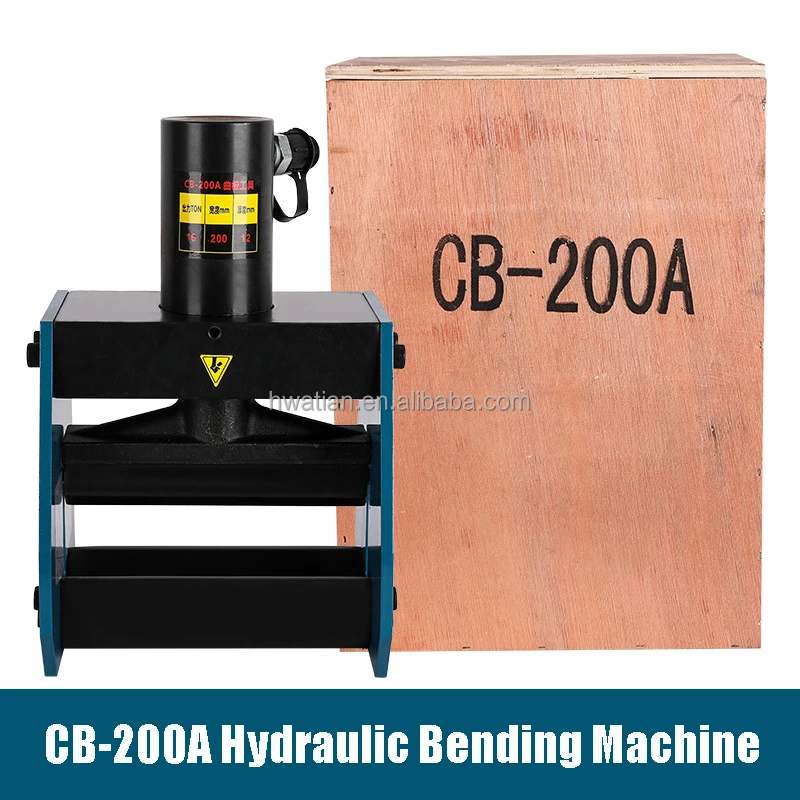 CB-150D CB-200A hydraulic bending machine for bend copper plate aluminum plate with cutting head