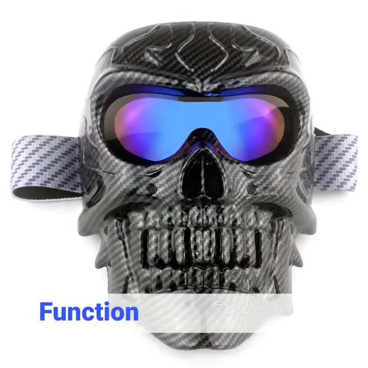 Oem Motorcycle Goggle Uv400 Anti Dust Protect Eyes Skull Motocross