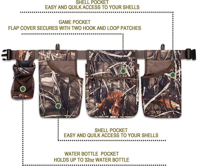 Aazon.co: Ystella Cao Dove Hunting Belt With Gae Bag And Shell