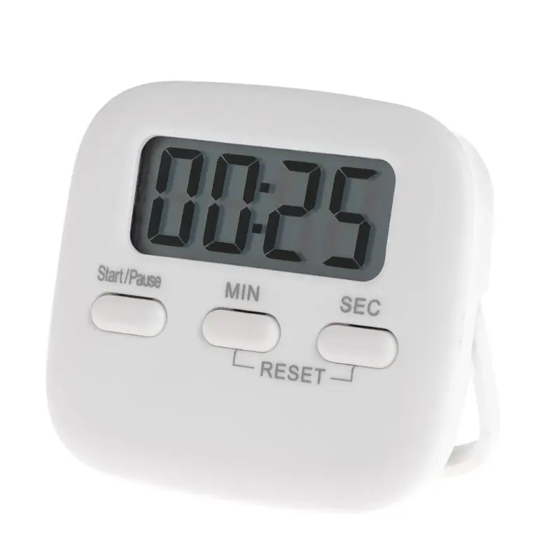 Digital LCD Display Kitchen Timer electronic square Kitchen countdown alarm magnet clock Timer Kitchen timer