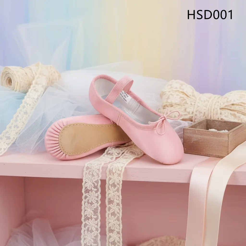 HY,Ballet Practice Skin-friendly Cotton Lining Multi-colors Dance Shoes USA Market Popular Baby/adult Size Yoga Shoes HSD001