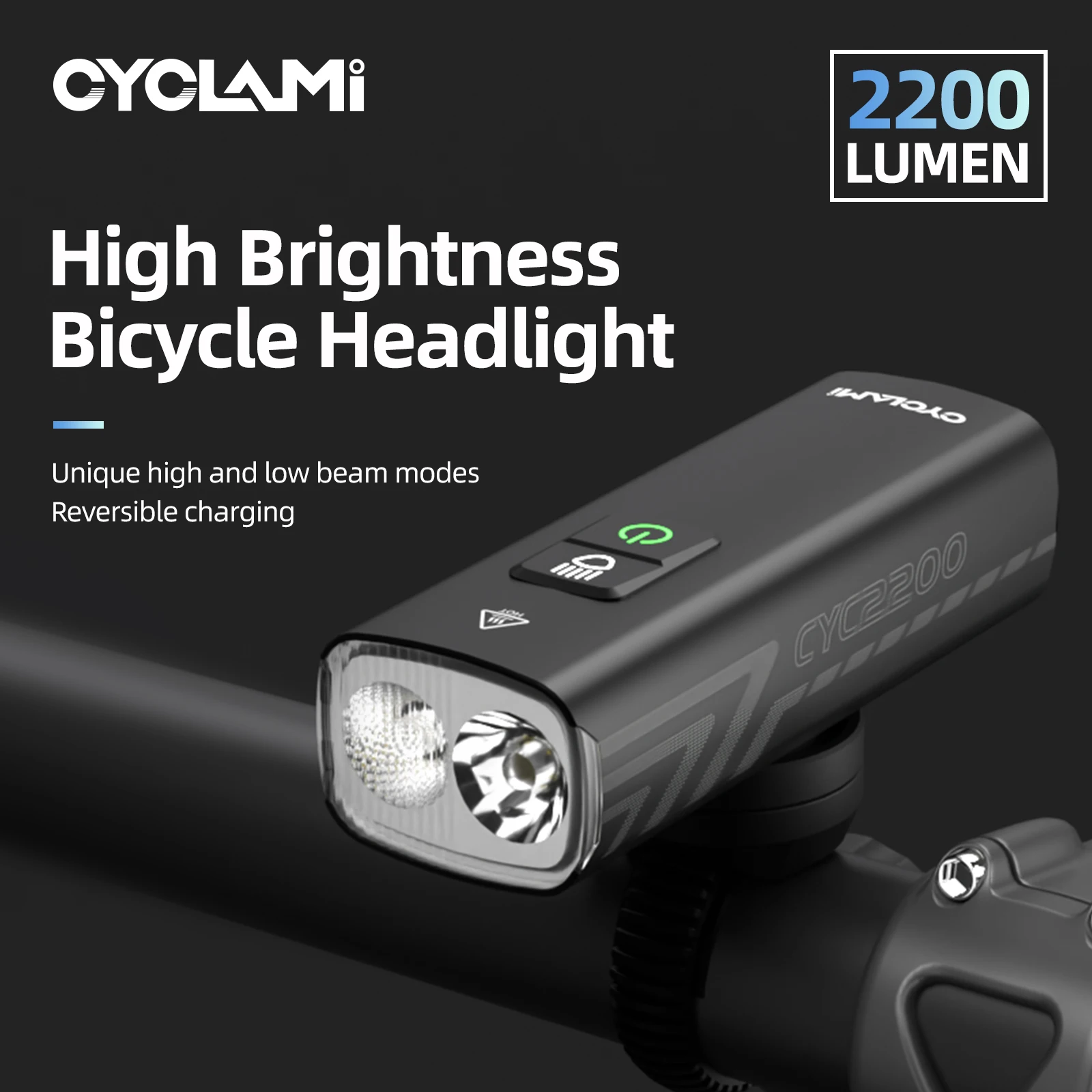 Feu arrière de vélo vtt étanche à piles,phare LED pour le cyclisme- Q2