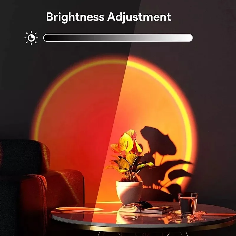 Sunset Lamp Projector With APP Control, Multicolor Changing Projection Lamp Led Light, Sunlight Lamp for Bedroom,