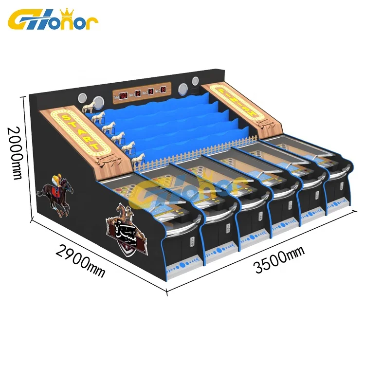 Horse Racing Ride Manual Roll a Ball Racing Game Horse Race Racing Game Machine Arcade Custom Carnival Games