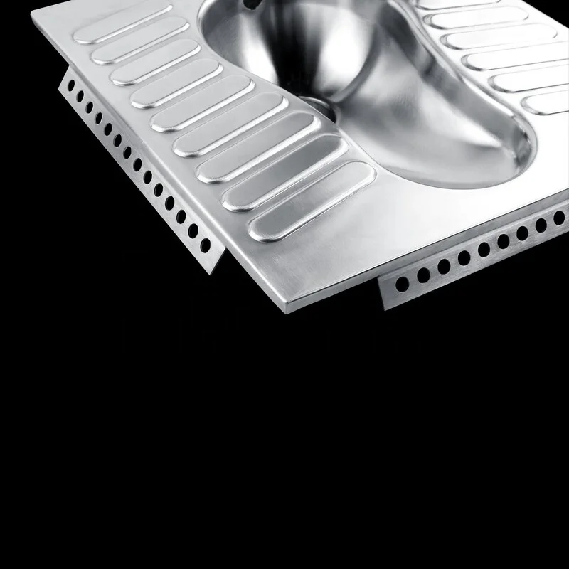 Bathroom Design Standard Chinese Toilet Stainless Steel Squatting Wc Pan