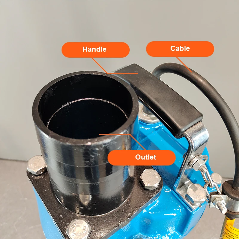 Погружные трехфазные осушающие насосы KBZ 2hp 3hp 5hp 10hp 15hp для строительства полуоткрытого рабочего колеса