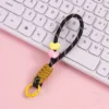 7 black with white spots-bead color random