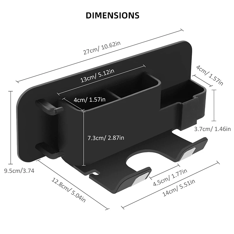 Blow Dryer Holder Wall Mounted Stand Hair Dryer Holder For Dyson