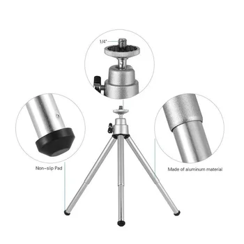 KALIOU Aluminum Alloy Adjustable Extendable Portable Light Tripod for Go PRO Hero 1 2 3 HD Action Sports Camera Accessories detail image