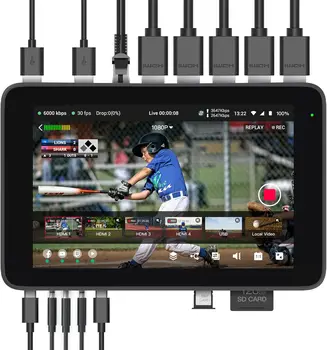YoloLiv YoloBox Ultra Ultimate Horizontal/Vertical NDI Live Streaming Equipment Switcher Monitor Encoder Recorder