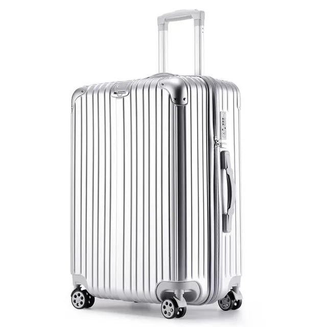 Hard ShellLuggage Durable Made Stainless Steel Rod Aluminum Frame Luxury Suitcase Aircraft Trolley Waterproof Luggage
