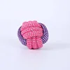 Pelota de cuerda de algodón bicolor de tamaño mediano, 40g.