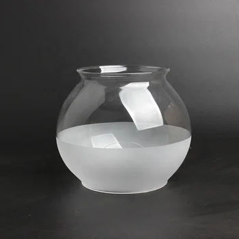 high quality Glass Oil Lamp shade high clear glass