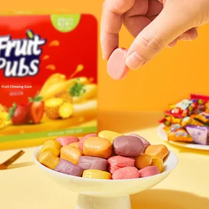 Wholesale Fruit Super Gummy Mixed Juice Candy Decorated Boxes for Wedding for Celebrations Festivals Spring New Year Fruity