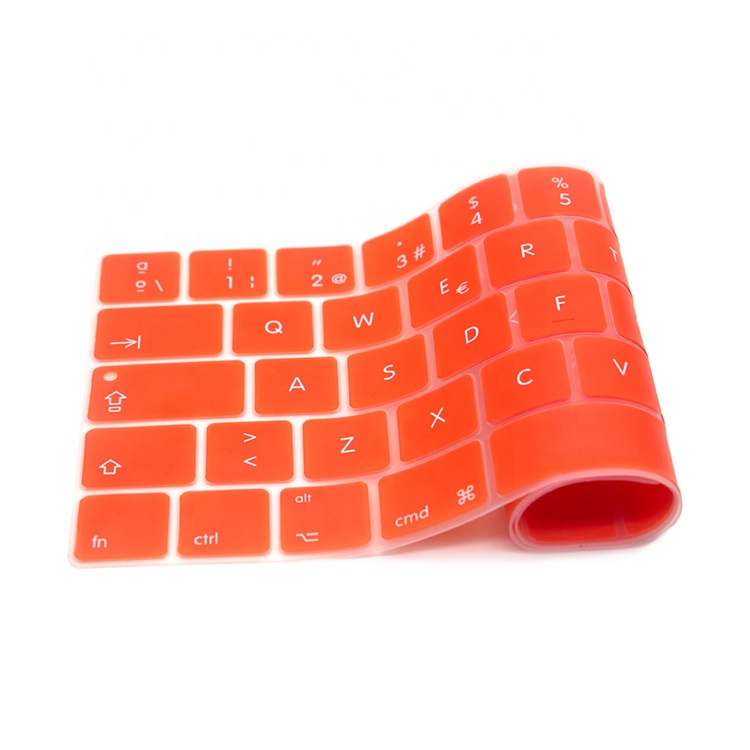 Цветной мягкий чехол для клавиатуры ноутбука с английской раскладкой для Macbook Air 2019/2020 Pro 13,3 A2141/A2251/A2289/A2338