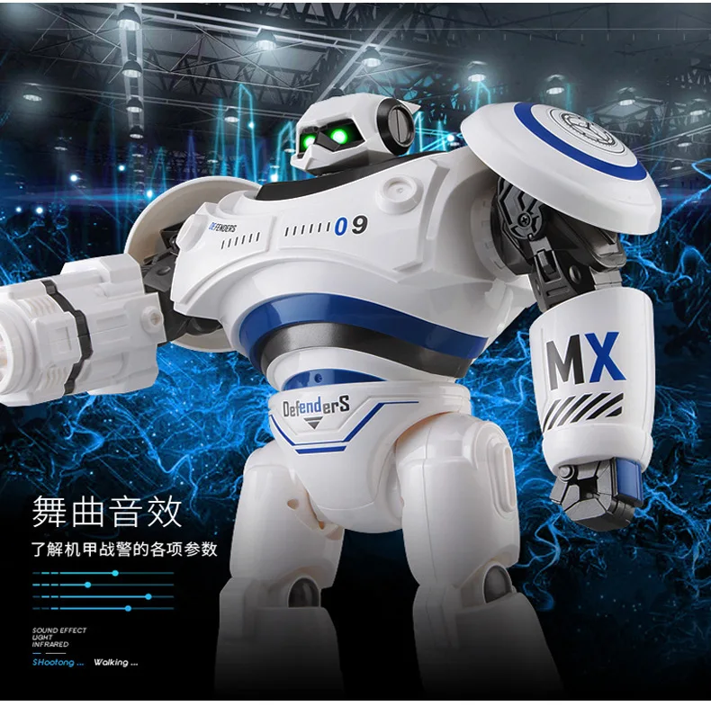 Multifunctional Shooting Fighting Remote Control Robot Entertainment Competition