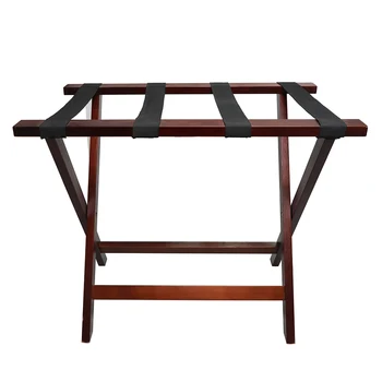 Lindon Custom Guest Room Solid Wooden Foldable Hotel Furniture Antique Luggage Rack