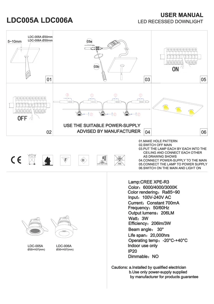 Maytoni Yin Downlight Da Incasso Dimmerabile Nero 3000K - Foto 2