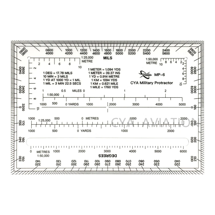 Alibaba.com: CYA MP-6 6 Inchx4 Inch Military Rectangular Protractor ...