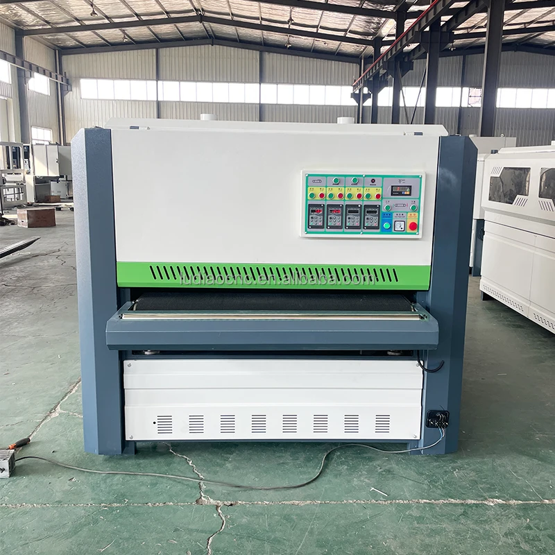 Heavy Duty 1000 1300 Wood Polish Sanding Machine Wide Belt Sanding