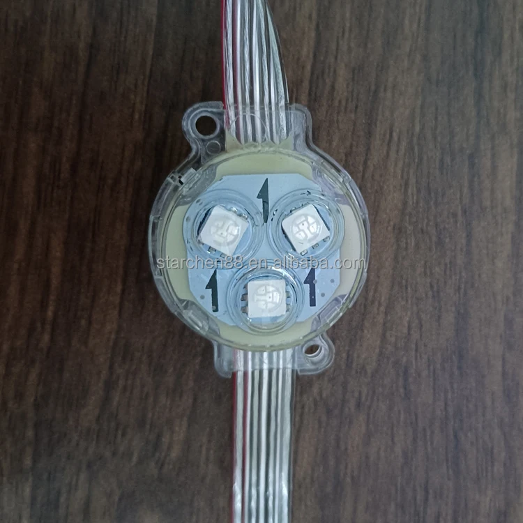 12 В 30 мм 0,72 Вт 3 светодиода smd 5050 8206ic полноцветный модуль rgb светодиодный источник света