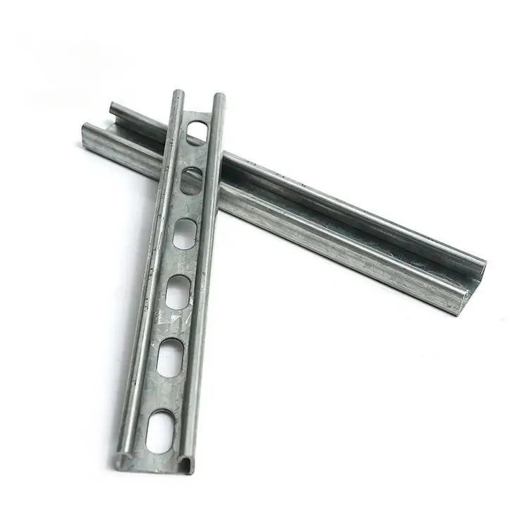 Standard 41x41mm Size Galvanized c Slotted Strut Support Purlin for ...